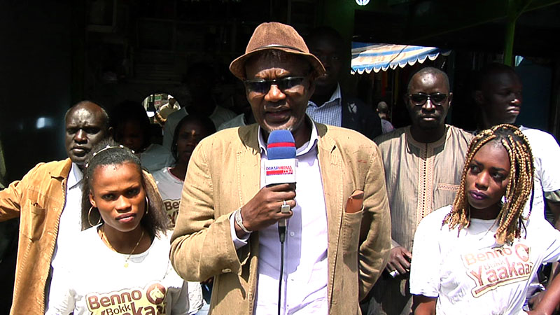 VISITE DE PROXIMITÉ DU RESPONSABLE DE BBY SALIOU SOW AUX COMMERÇANTS DE SANDAGA