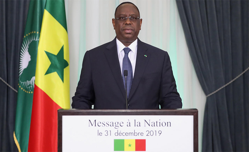 MESSAGE À LA NATION DU PRÉSIDENT MACKY SALL À LOCCASION DU NOUVEL AN