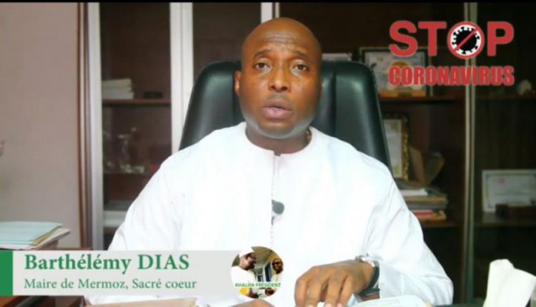 Avec 10 cas dans sa commune de Mermoz Sacré Cœur le maire Barthélémy Dias hausse le tonjpg