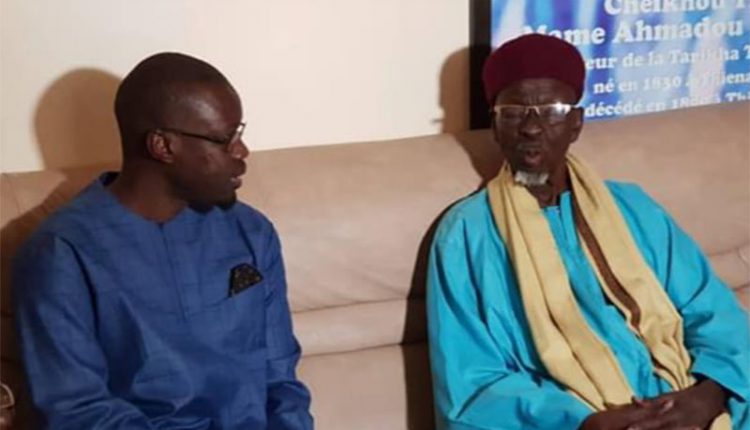 Ousmane Sonko et le khalife de Thieneba