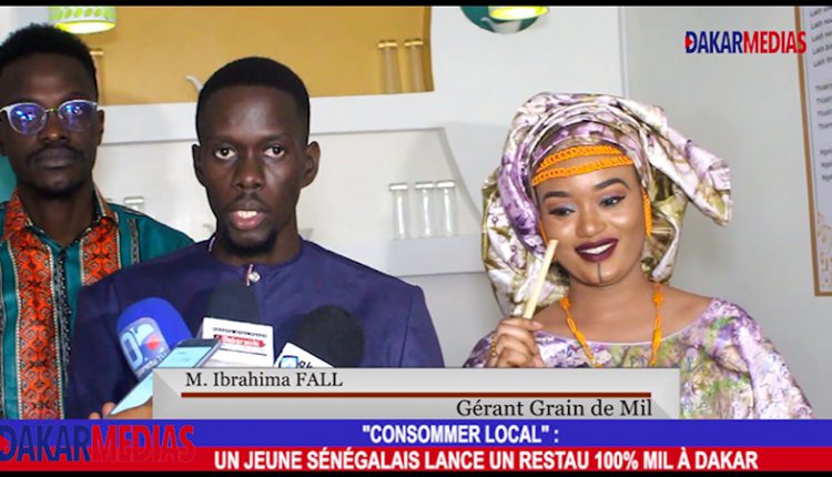 Ibrahima Fall lancement restaurant grain de mil