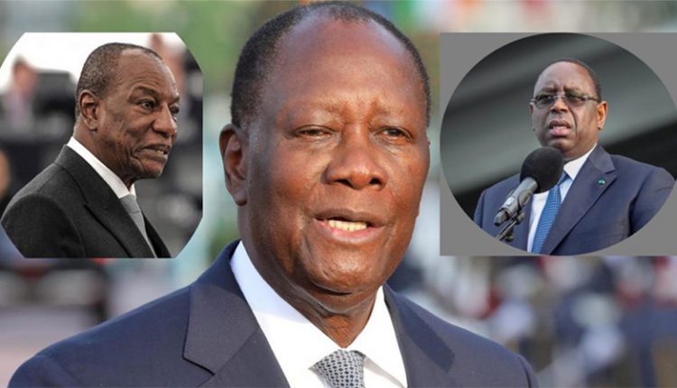 Présidents Condé Ouattara et Sall
