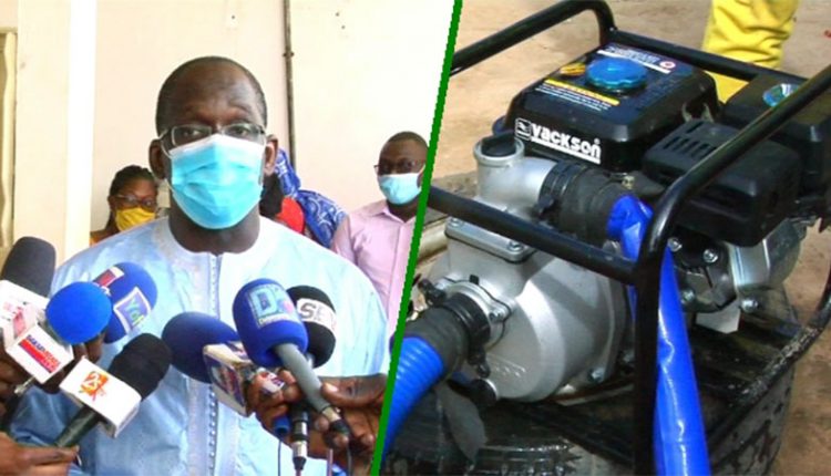 Distribution motopompes mairie yoff